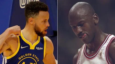 Stephen Curry y Michael Jordan