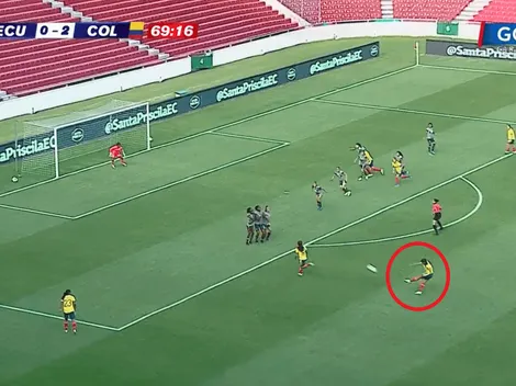 A lo Riquelme: golazo de tiro libre de Catalina Usme con la Selección Colombia