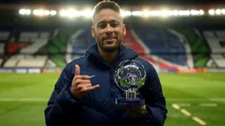 Neymar luego del partido contra Bayern Munich.