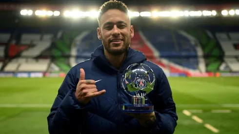 Neymar luego del partido contra Bayern Munich.