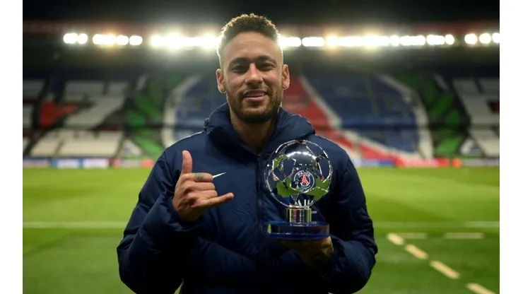 Neymar luego del partido contra Bayern Munich.