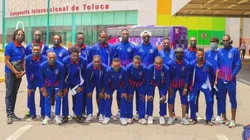 El plantel de Arcahaie FC, listo para la vuelta ante Cruz Azul