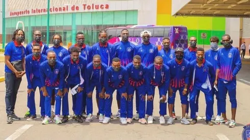 El plantel de Arcahaie FC, listo para la vuelta ante Cruz Azul