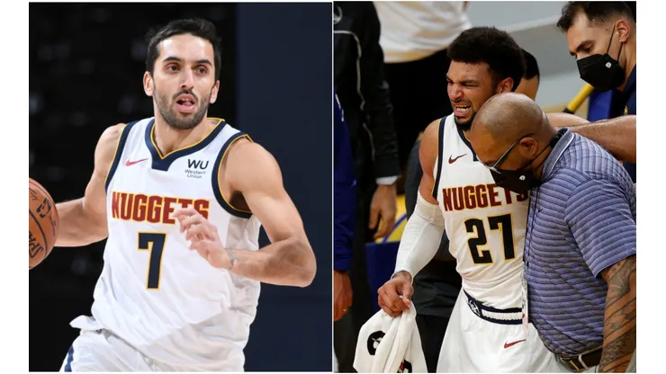 Facu Campazzo y Jamal Murray (Fotos: Getty)
