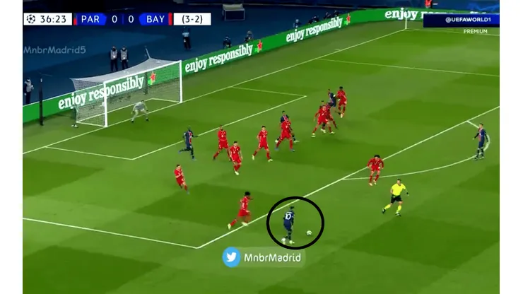 Ahí arrancó la magia de Neymar.