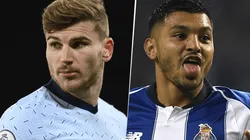 Timo Werner y Jesús "Tecatito" Corona, piezas clave para Chelsea y Porto respectivamente (Foto: Getty Images).