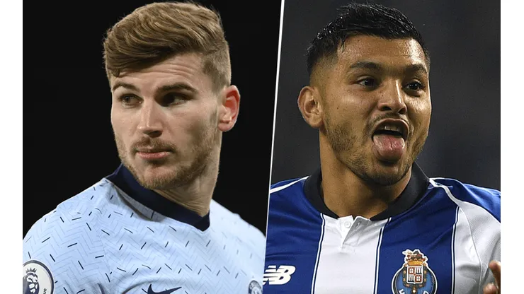 Timo Werner y Jesús "Tecatito" Corona, piezas clave para Chelsea y Porto respectivamente (Foto: Getty Images).