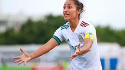 La capitana Stephany Mayor lideró el ataque de la Selección mexicana ante España.