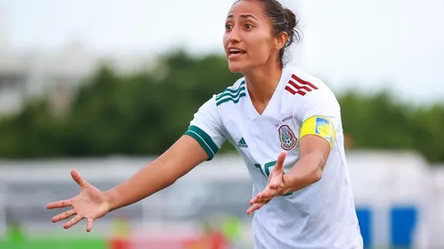 La capitana Stephany Mayor lideró el ataque de la Selección mexicana ante España.