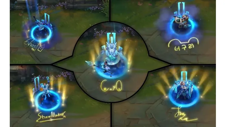 Así son las skins de Worlds de DAMWON en League of Legends