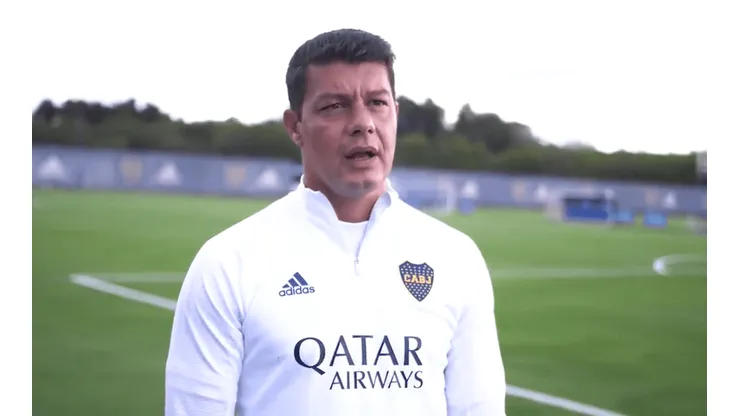 Battaglia y un palito para Angelici sobre el predio: "Cuando llovía se hacía difícil"