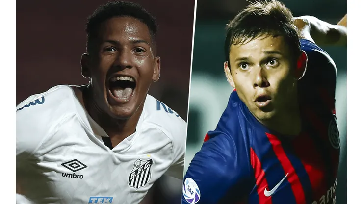 Santos vs. San Lorenzo por la Copa Libertadores (Foto: Getty Images).