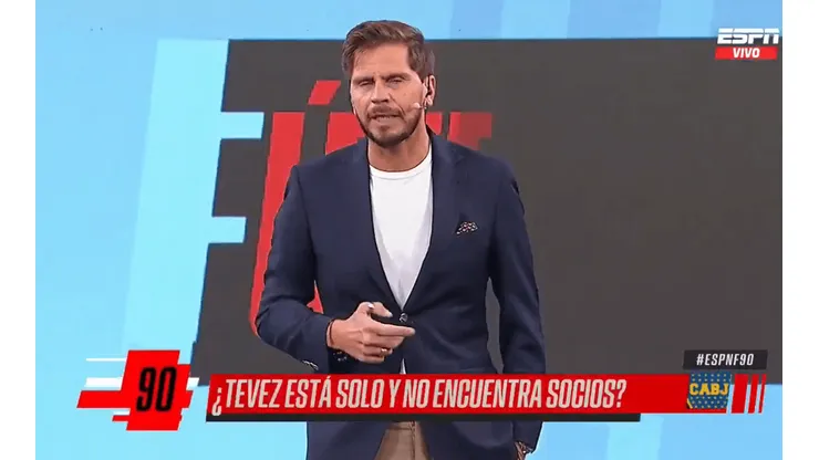 Sebastián Vignolo habló sobre Carlos Tevez.