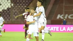 El festejo de los jugadores de Newell's.