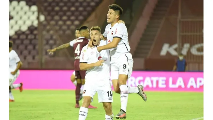 El festejo de los jugadores de Newell's.