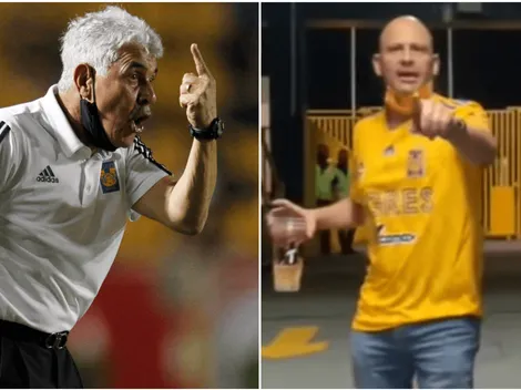 Qué le gritó Tuca Ferretti al aficionado de Tigres expulsado del Volcán