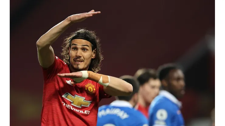El DT del United le metió presión a Cavani: "Queremos que siga con nosotros"