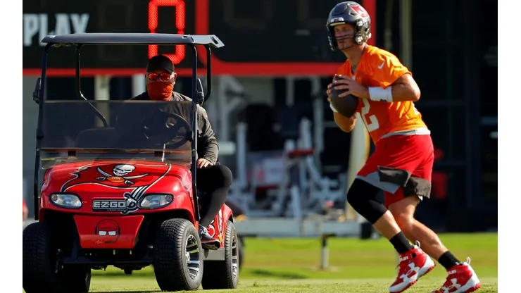 Bruce Arians y Tom Brady