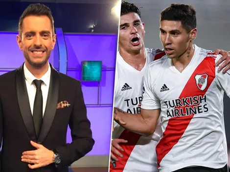 Montiel contó que se le rompió un diente festejando su gol y Giralt se tentó