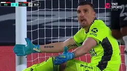 Video: lo que le gritó Armani a sus compañeros tras el segundo gol de Colón