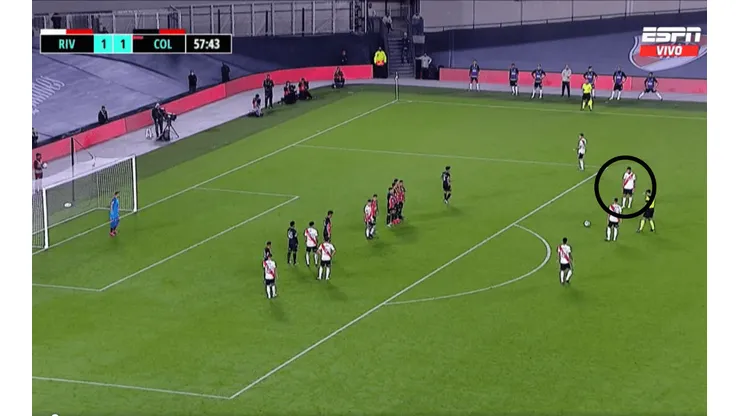 El golazo de Fabrizio Angileri.