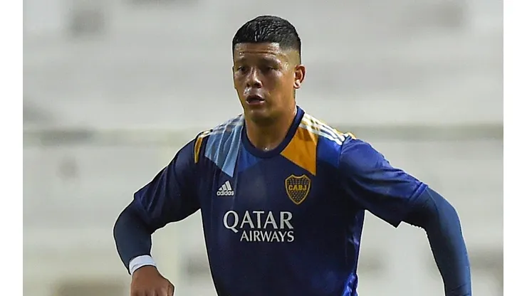Marcos Rojo durante el primer tiempo.