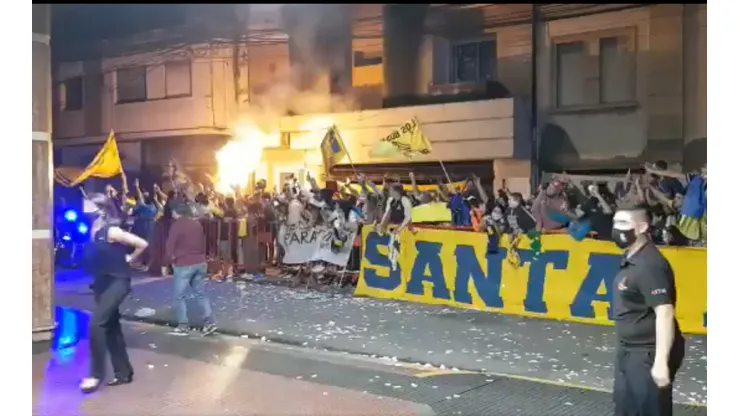 Video: así recibieron los hinchas de Boca al equipo en Santa Fe