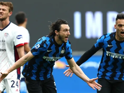 Inter sufrió ante Cagliari, pero ganó y nadie lo frena en la Serie A