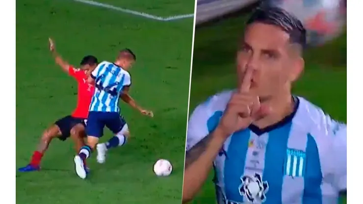 Video: Vigliano le regaló un penal a Racing y Copetti ganó el clásico de Avellaneda