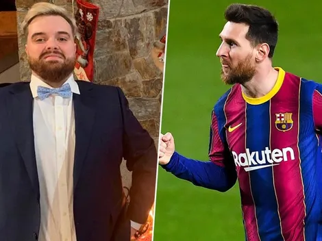 Ibai eligió una foto de Messi como "la mejor en la historia de los Clásicos"