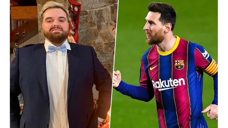 Ibai eligió una foto de Messi como "la mejor en la historia de los Clásicos"