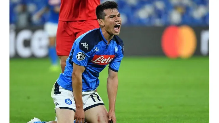 Lozano vio minutos frente a la Sampdoria.