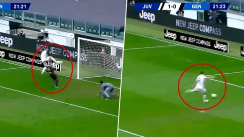 Video: Cristiano Ronaldo falló un gol inexplicable pero terminó asistiendo a Morata