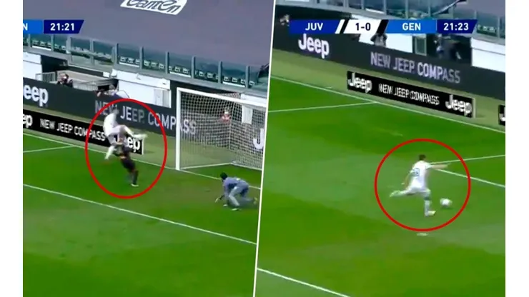 Video: Cristiano Ronaldo falló un gol inexplicable pero terminó asistiendo a Morata