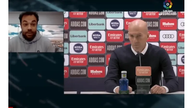 Zidane se enojó en conferencia de prensa: "Vaya pregunta, otra vez"