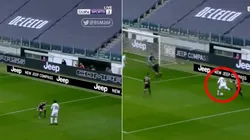 Apenas 4 minutos y Cuadrado puso una hermosa asistencia para el primero de la Juventus