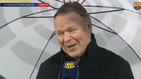 Ronald Koeman luego del partido en Madrid.