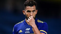 Carlos Tévez; Unión vs. Boca Juniors por la Copa de la Liga Profesional (Foto: Getty Images)