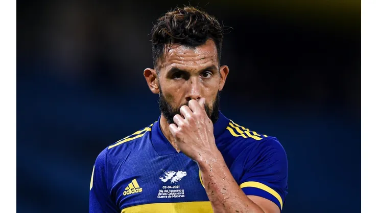 Carlos Tévez; Unión vs. Boca Juniors por la Copa de la Liga Profesional (Foto: Getty Images)