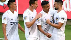 Sebastián Lletget, Julián Araujo, Daniel Steres y Joe Corona