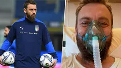 El mensaje de De Rossi con respirador tras ser internado por COVID-19