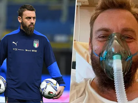 El mensaje de De Rossi con respirador tras ser internado por COVID-19