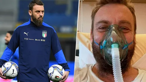 El mensaje de De Rossi con respirador tras ser internado por COVID-19