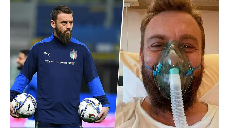 El mensaje de De Rossi con respirador tras ser internado por COVID-19