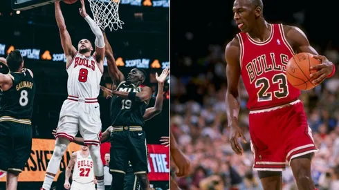 Zach Lavine y Michael Jordan