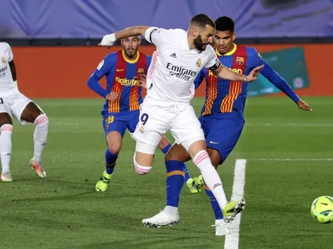 ¡Para abrir el Clásico! El golazo de taco de Benzema contra Barcelona