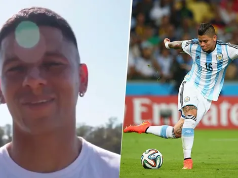 Marcos Rojo: "Sería lindo tirar una rabona con la camiseta de Boca"