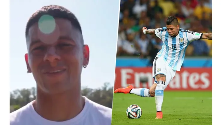 Marcos Rojo: "Sería lindo tirar una rabona con la camiseta de Boca"