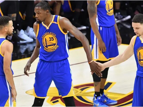 Bomba de Durant: puso a Harris a la altura de Curry y Thompson
