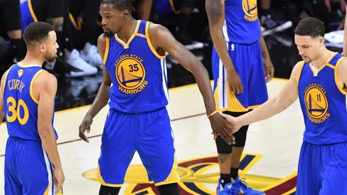 Curry, Durant y Thompson, Golden State Warriors